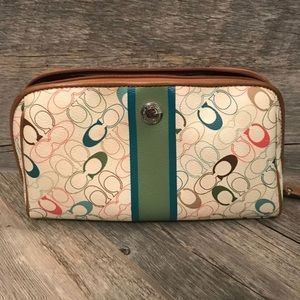 Used coach makeup bag